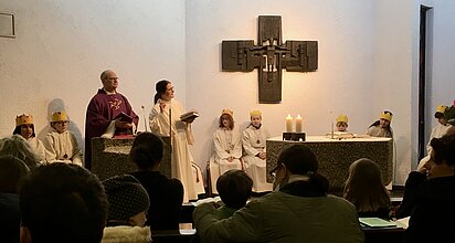 Sternsingen Auftakt in Heilig Geist 